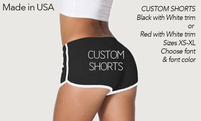 Custom Text Shorts Perfect for Roller 