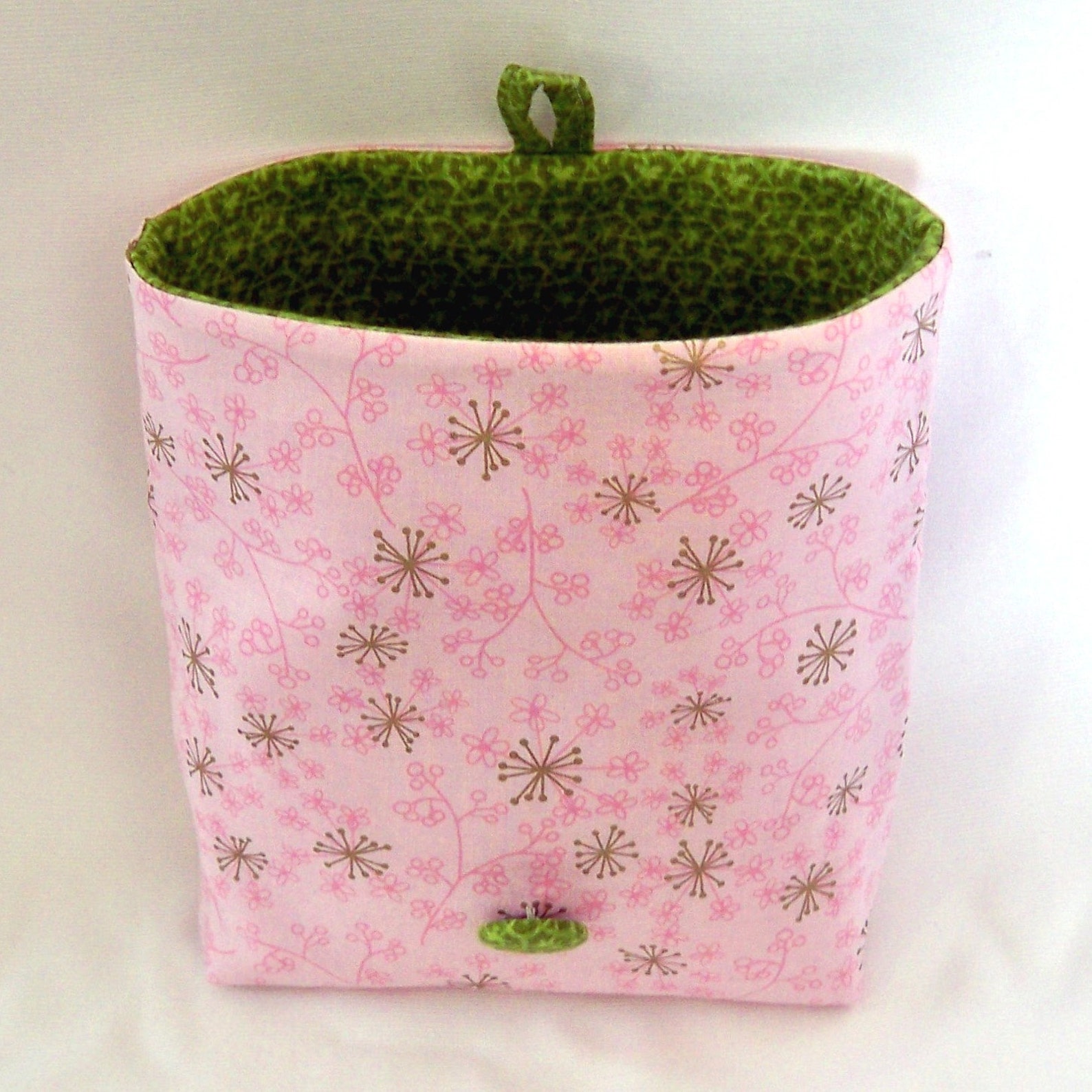 Pink Cosmetic Bag, Makeup Bag, Purse Organizer, Clutch Purse, Small