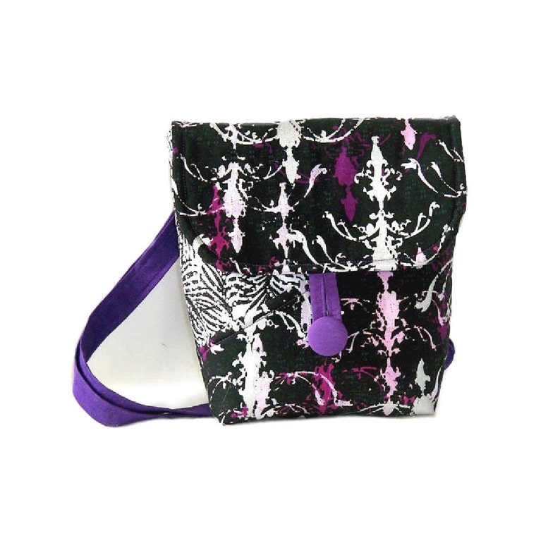 Black Crossbody Bag Hipster Purse Small Messenger Bag Etsy