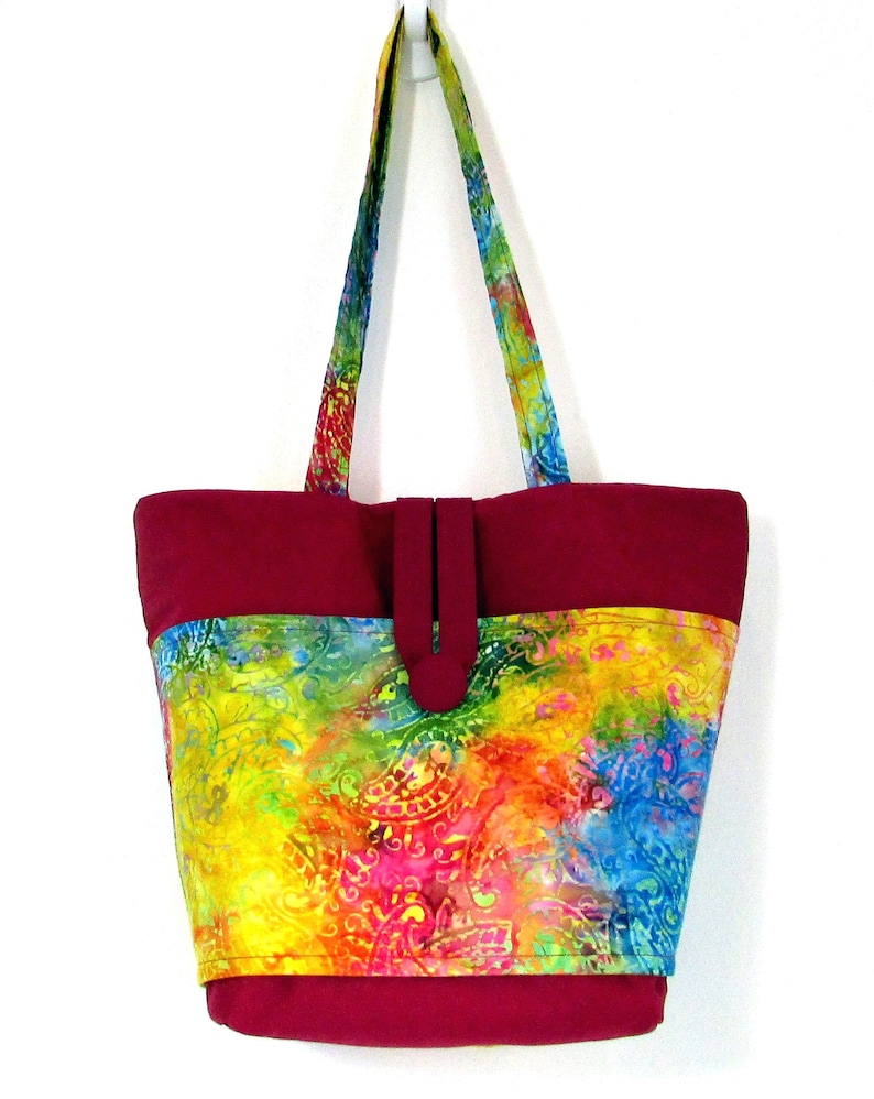 Tie Dye Shoulder Bag Cloth Purse Fabric Bag Handmade Etsy
