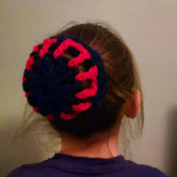 Phish Bun Holder Phun Buns Phunky Kids Girls Hair Accessory Crochet Hair Bun Holder Gymnastics Hair Accesory Dance Hair Accesory