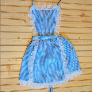 Custom Made To Order There&#39;s Vintage Patterned No Place Like Home Full Apron/Apron Costume Adult and Kid