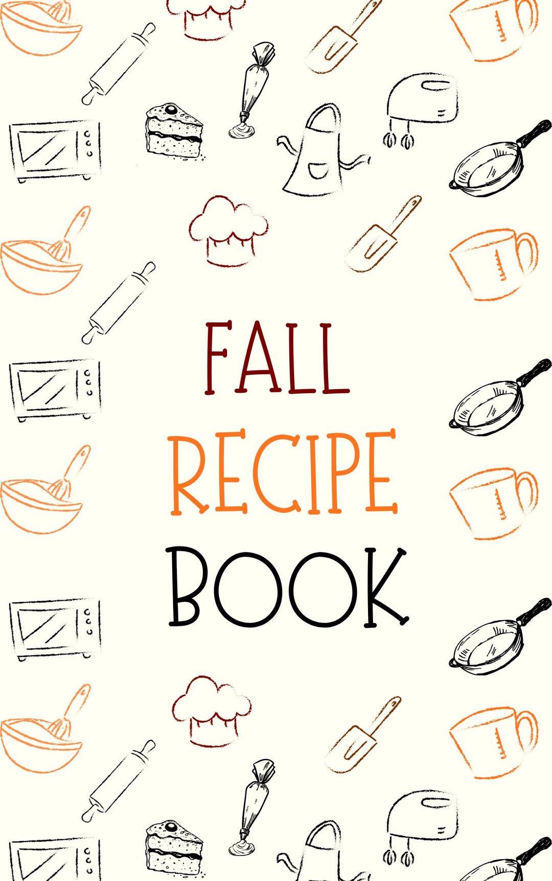 Fall Recipe Book - Etsy