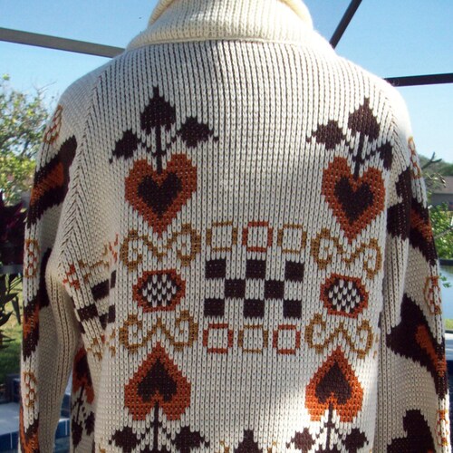 Wool Knit Mid Length shops Sweater Cover, S