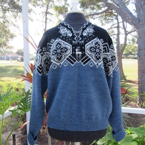 Lovely Vintage 100% Wool Sweater by John Rich and Bros. Woolrich image 2