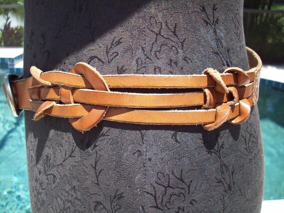 Vintage Leather Belt - image 6