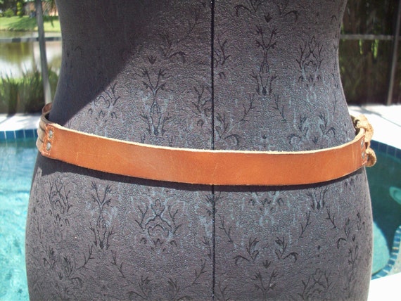 Vintage Leather Belt - image 5