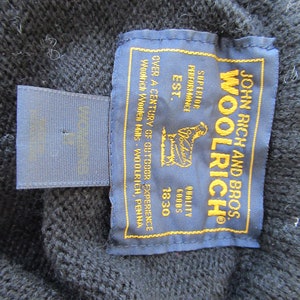 Lovely Vintage 100% Wool Sweater by John Rich and Bros. Woolrich image 8