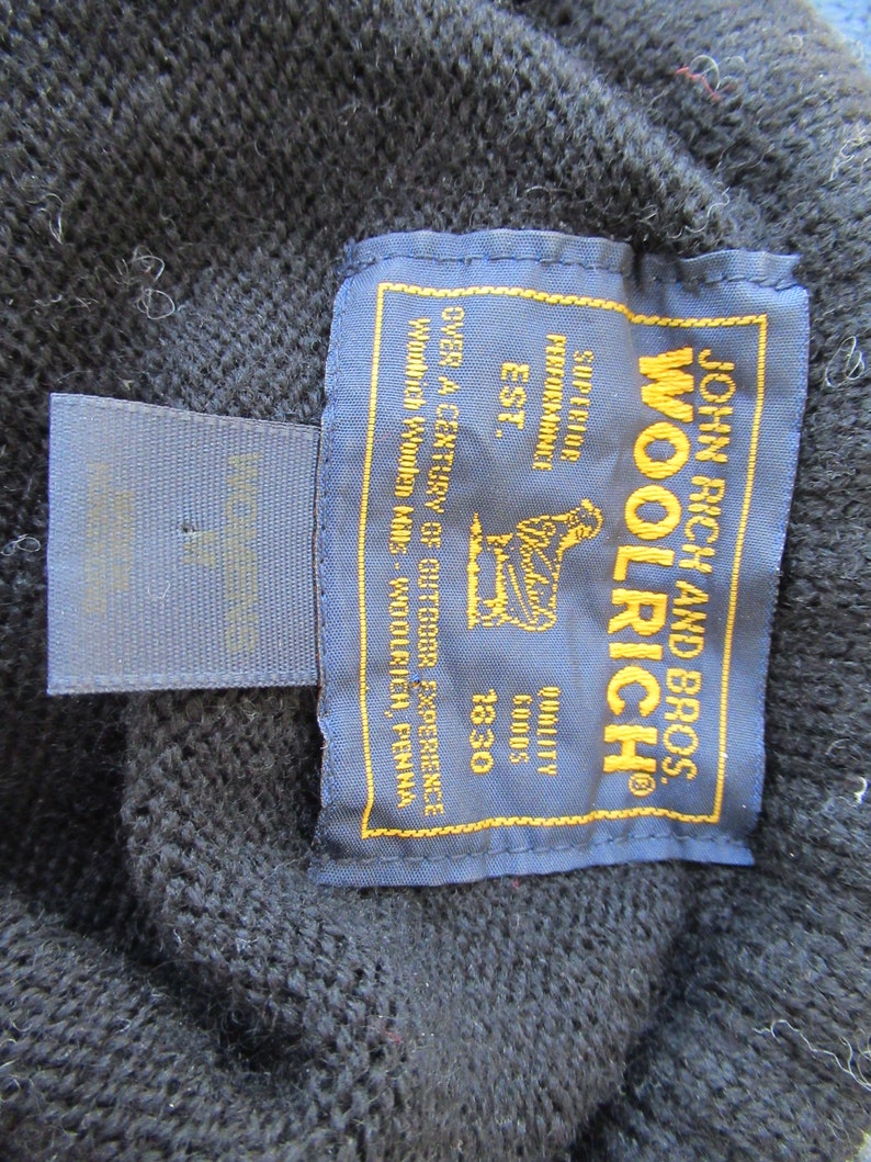 Lovely Vintage 100% Wool Sweater by John Rich and Bros. Woolrich image 8