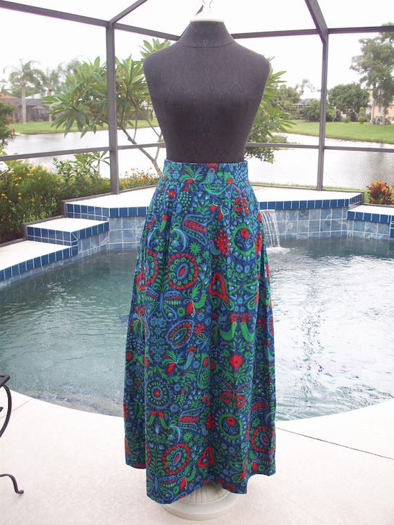 Amazing Anne Fogarty Print Skirt