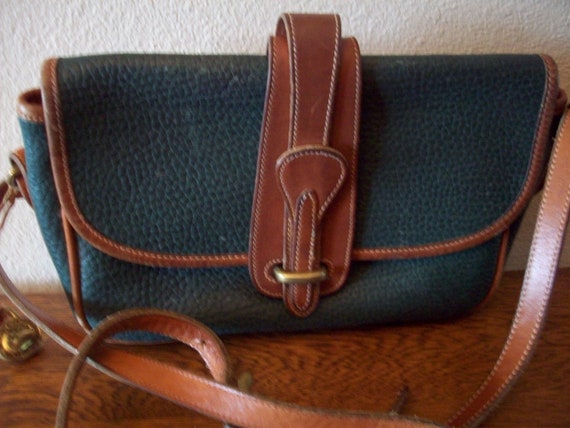 Dooney & Bourke Nylon Crossbody Pouchette Shoulder Bag, Lovely Teal,  EUC