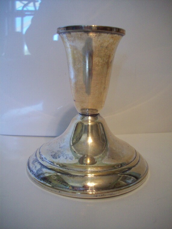 Sterling silver deals weighted candlesticks