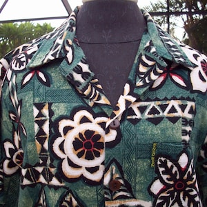 Vintage Hawaiian Shirt by Mango Moon, Made in Hawaii