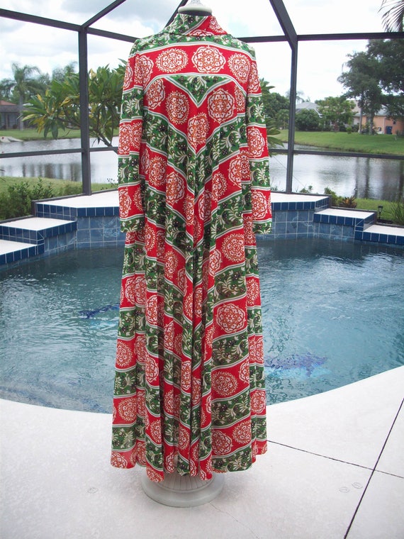 Vintage Flowing Long Maxi Dress by Gwen Gillam, S - image 1