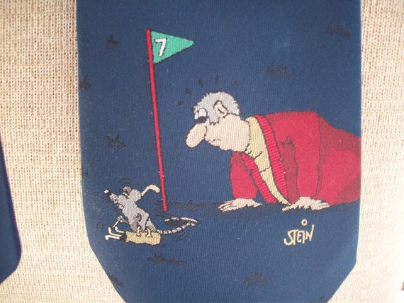 Uli Stein Gerd Koch Cartoon Edition Mens Tie Made In Etsy