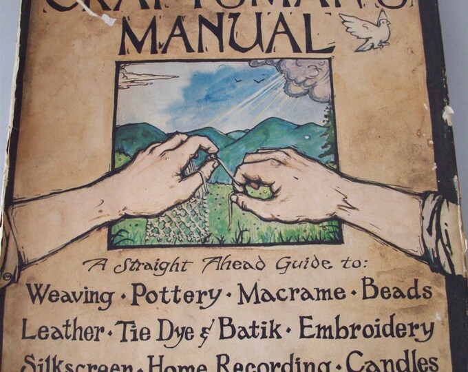 Woodstock Craftsman's Manual 1972 Etsy