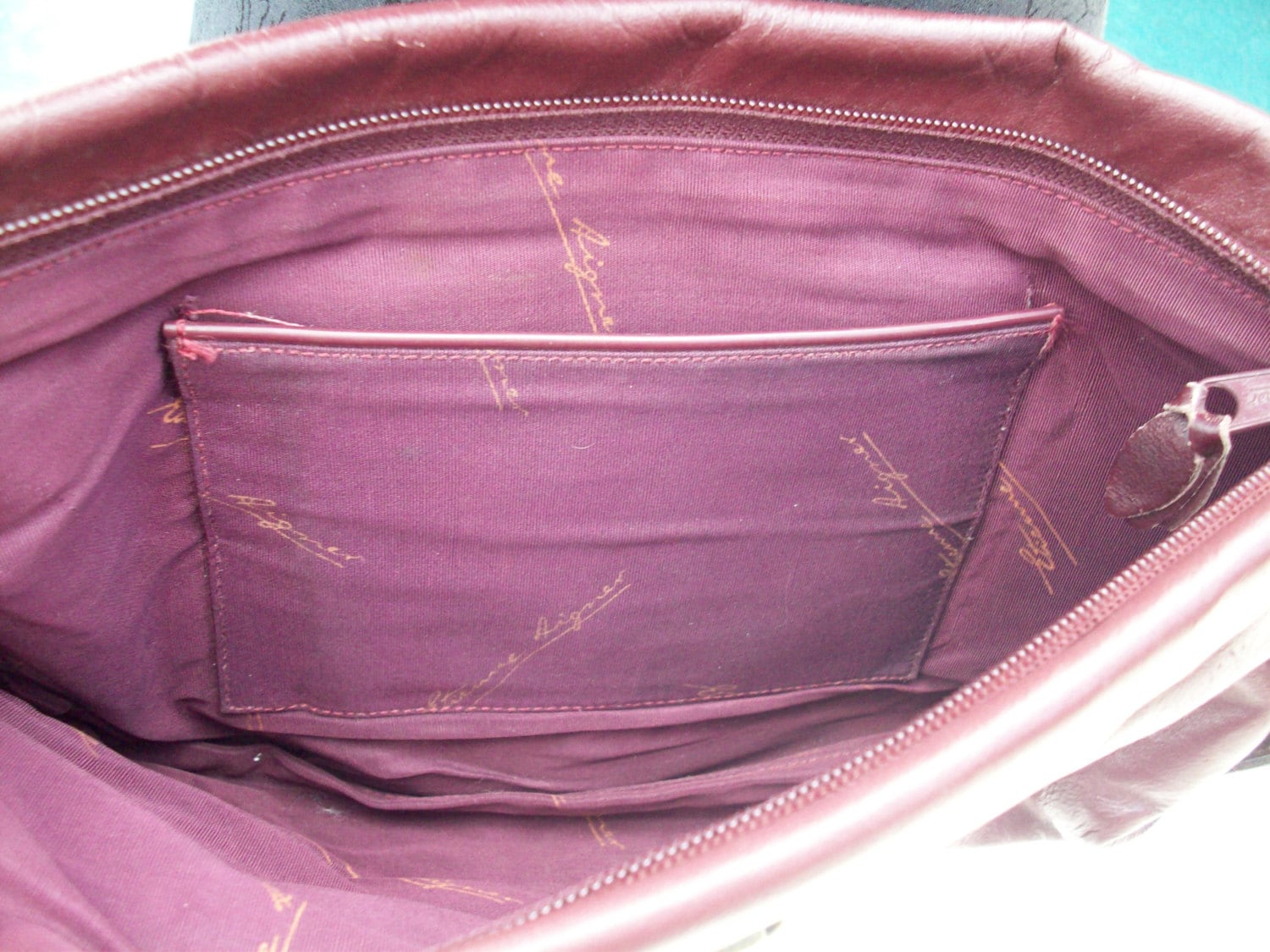 Vintage Original Burgundy Color Handbag/purse by Etienne