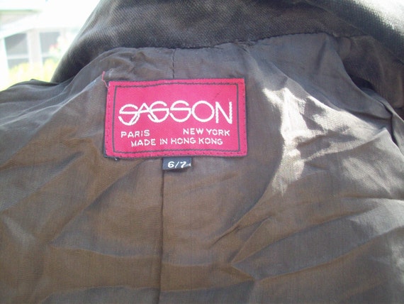 Sasson Velour Jacket - image 3