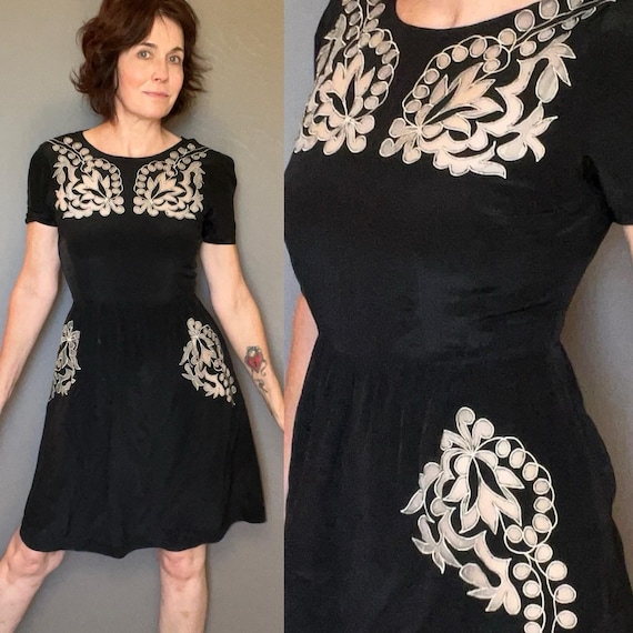 cap sleeve lace midi dress Baltic Born Womens Clarisa Lace Midi Dress | Vintage Cream main image 0