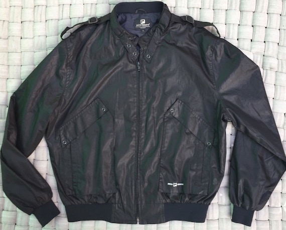 Vintage PACO RABANNE mens Bomber Jacket Sz L black