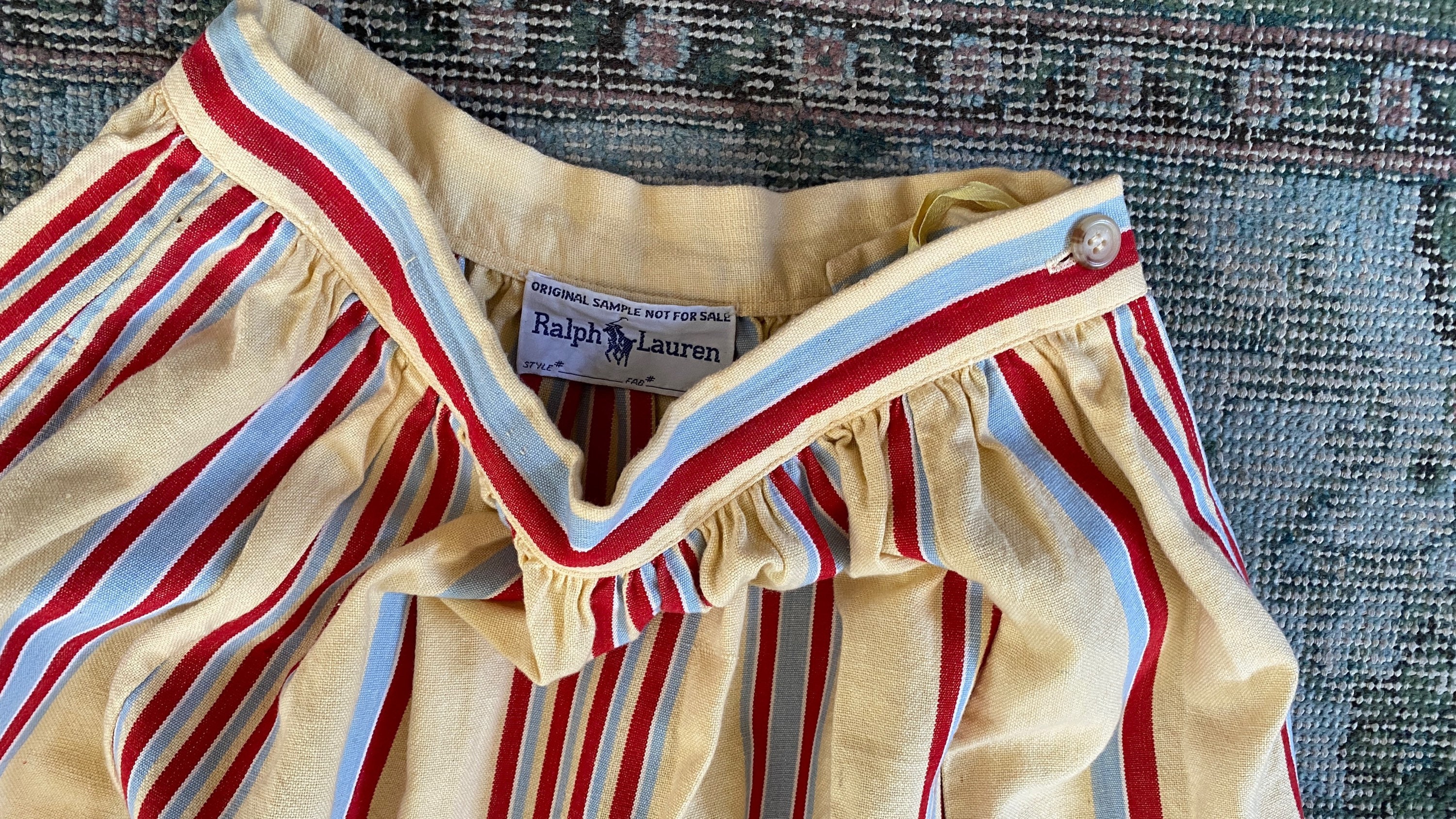 VTG Ralph Lauren Fringe Skirt US XS S 0 2 26