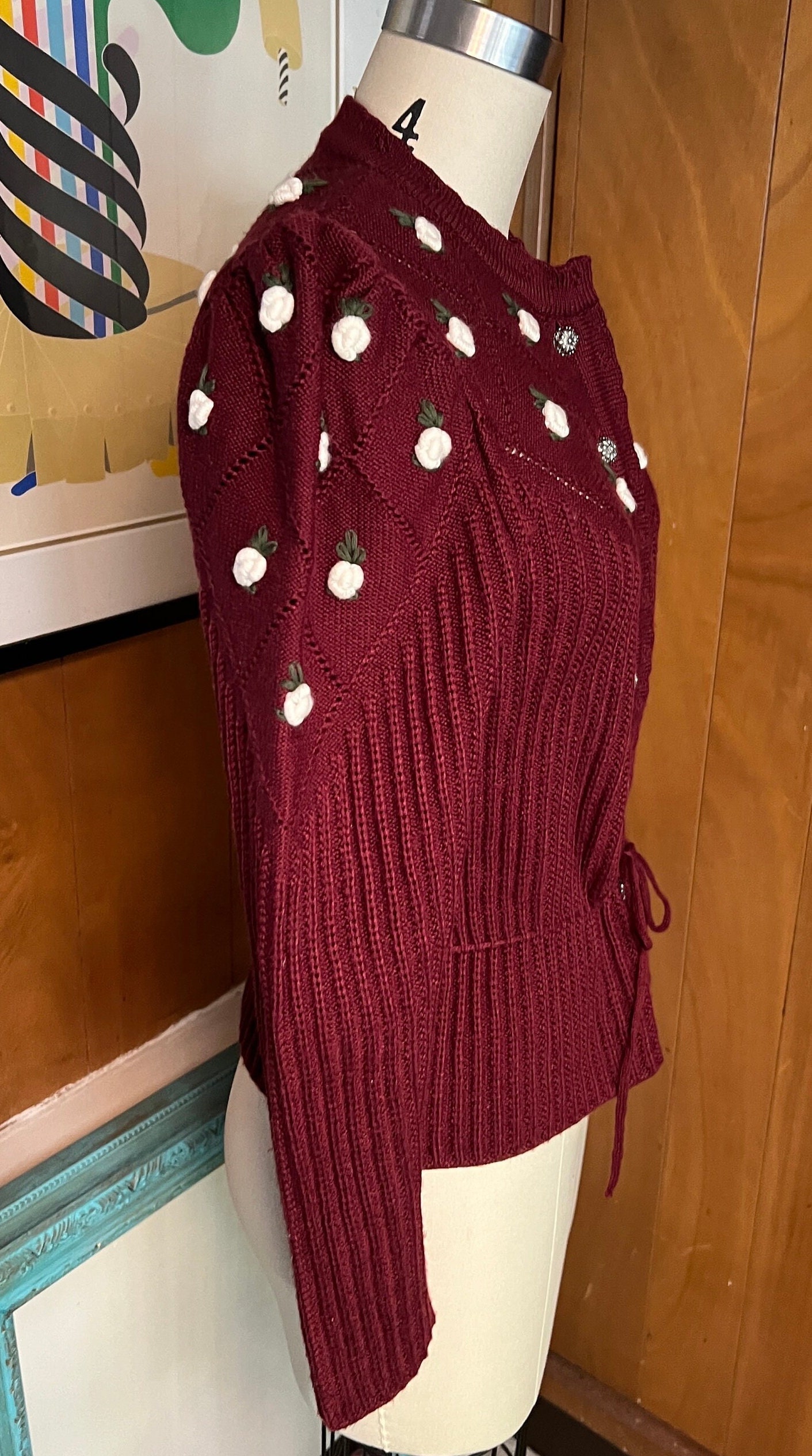 トップス Vtg Austria PFISTER Handknitted Cardigan Vtg Austria PFISTER Handknitted Cardigan