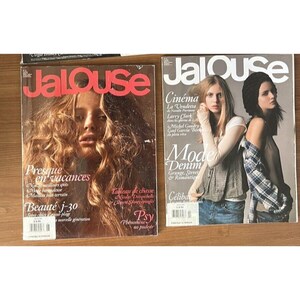 2 JALOUSE 2006 Fashion magazine Lot french issues