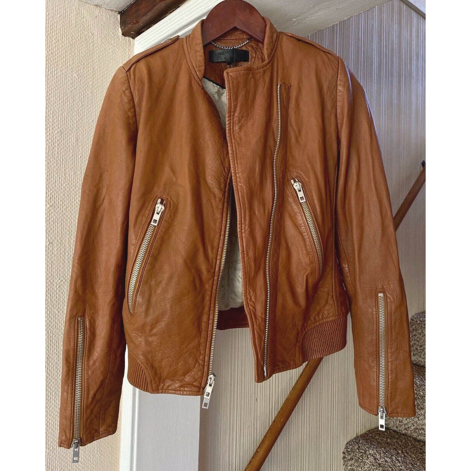 Rag & bone lyon leather jacket sales