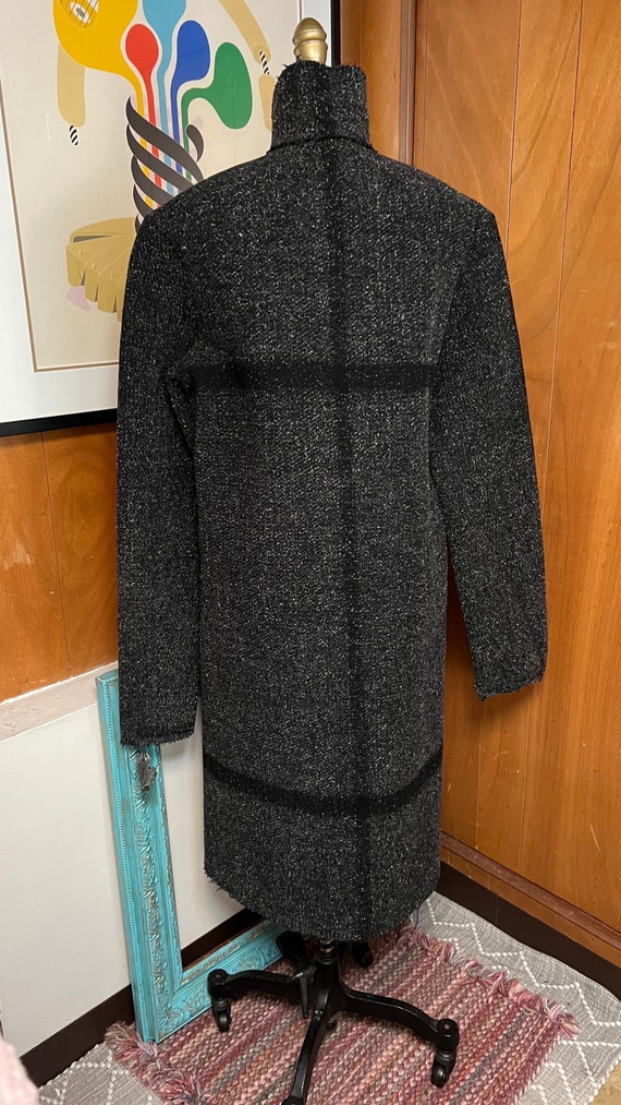 Nwt MA+ Maurizio Amadei wool silk Coat Sz 46 Ital… - image 3