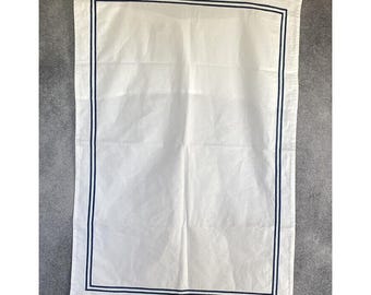 2 disponibili 1 Federa FRETTE Hotel Bianco Double Stripe line Bianco Navy Standard