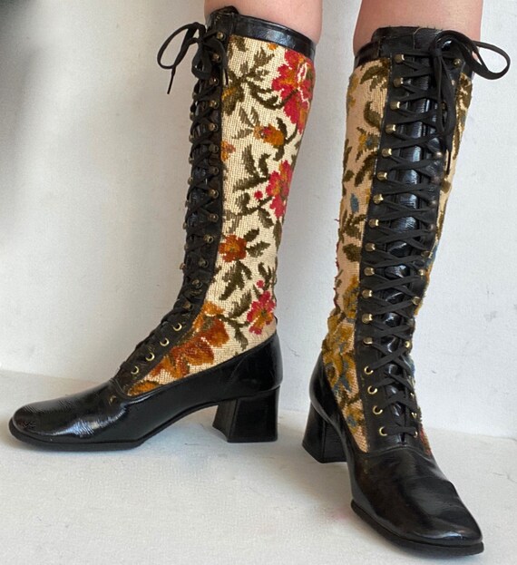 boho knee high boots