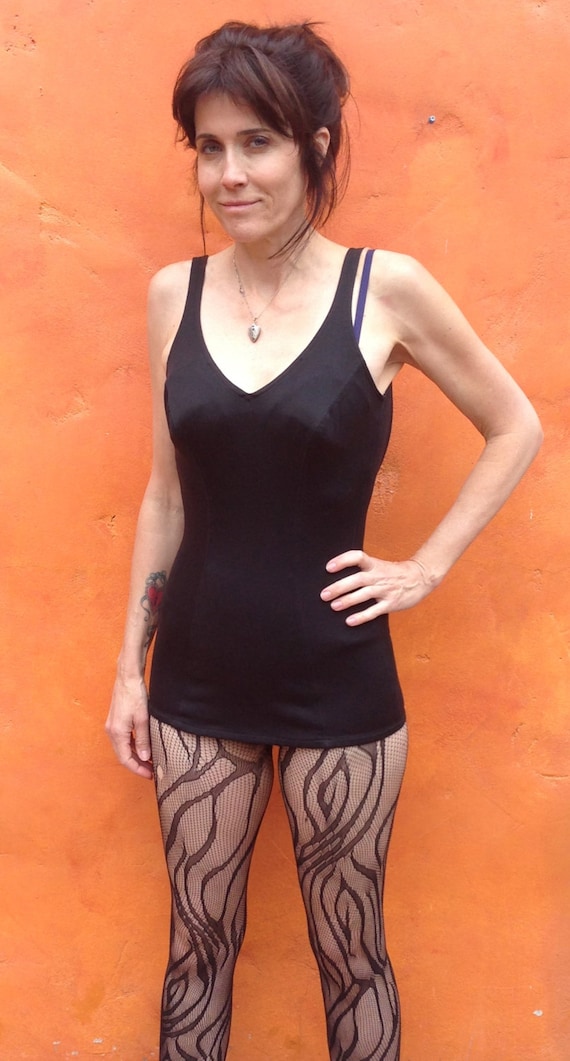 VTG Catalina Swim Suit skirt Sz S Part of the Art… - image 9