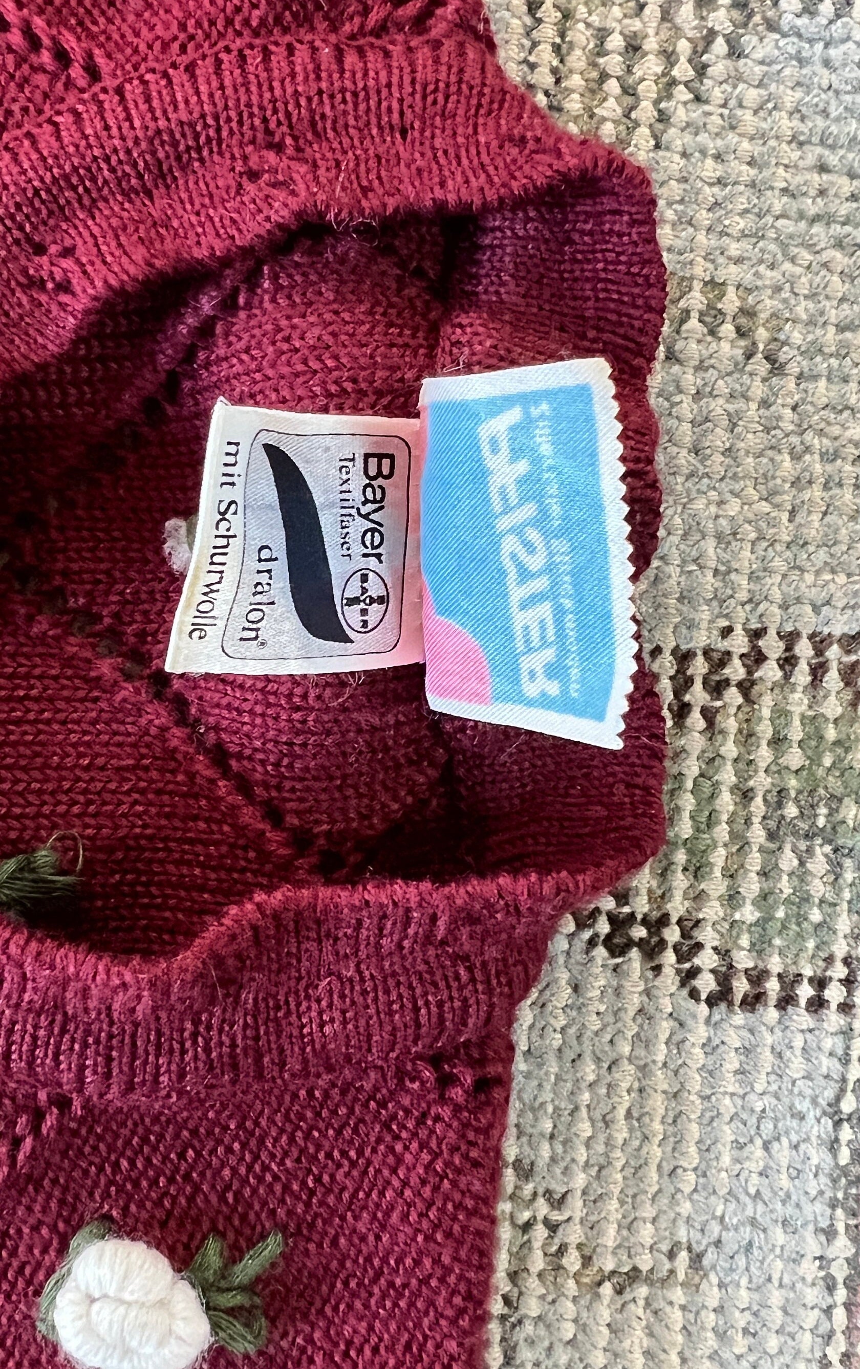 トップス Vtg Austria PFISTER Handknitted Cardigan Vtg Austria PFISTER Handknitted Cardigan