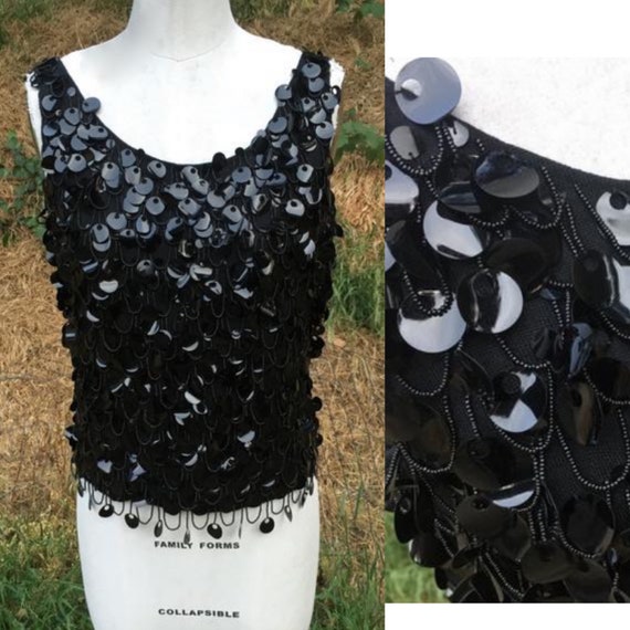 large sequin top