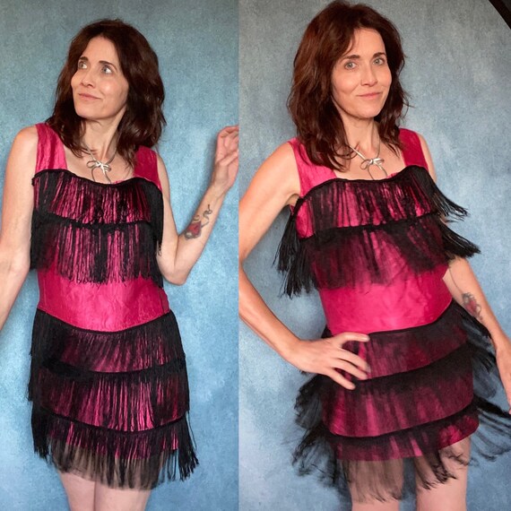 great gatsby pink dress 1920's Great Gatsby Flapper Dress Size 6UK 2US