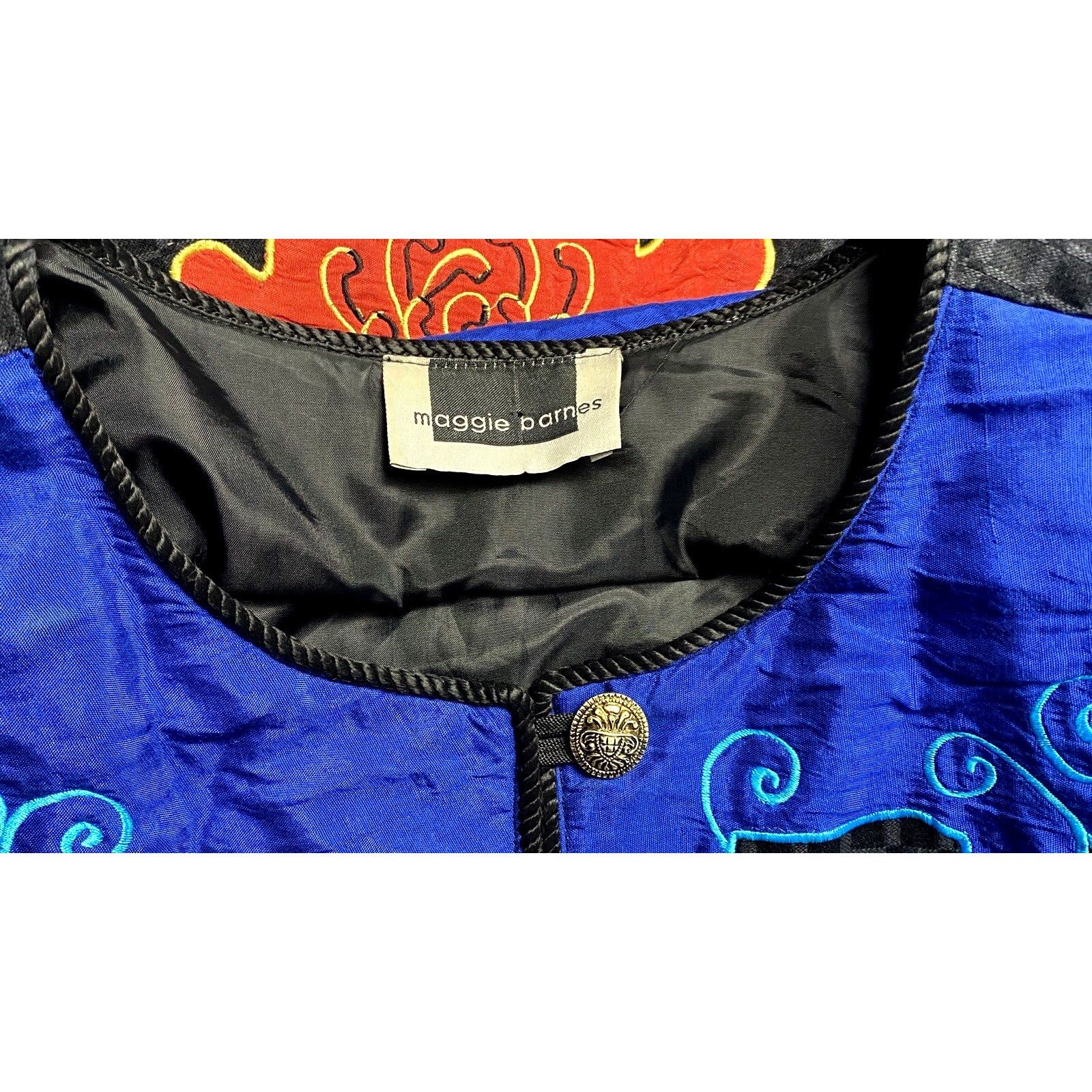Veste Taille Plus Maggie Barnes 18WP/2XP - Fermeture Zip Devant, Noir, Occasion Très Bon état