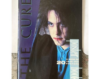 Libro de carteles de The Cure con 20 carteles desprendibles COMPLETO Robert Smith Atalanta 1987