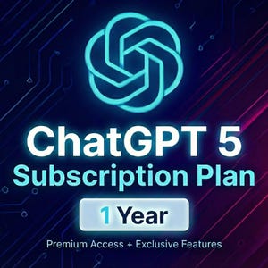 ChatGPT Plus - GPT-5.1 | 1-Year Access: | Instant AI Power (Digital Service) | Private Full Account