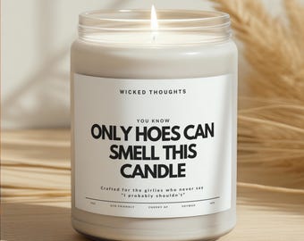 Funny Adult Soy Candle, Raunchy Humor Gift