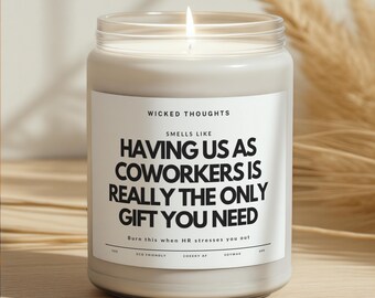 Funny Coworker Gift Candle, Office Humor, Soy Wax