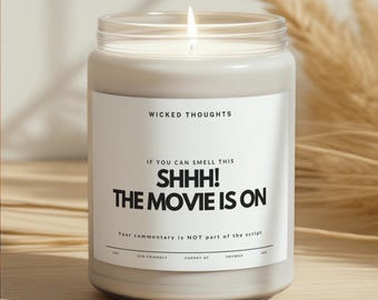 Rolig filmkvällsljus med soja, filmälskarepresent