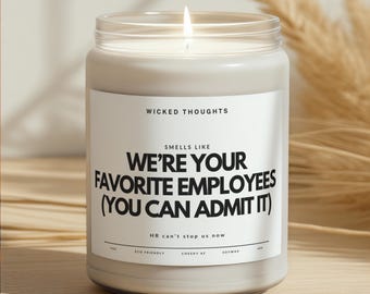 Funny Boss Candle, Employee Appreciation, Work Humor Gift, Office Gag, Coworker Celebration Candle