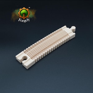 BRIO kompatible Flex Schiene | Holzeisenbahn Zubehör | Flexible Wooden Train Track | Geschenk für Kinder | Eisenbahn Erweiterung 3D gedruckt