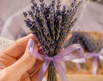 Dried Lavender Flower Bundle with Magnet for Home Decor gift