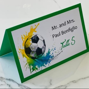Tarjetas de soccer Splatter Place