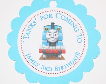 Thomas the Tank Engine Party Favor Tags