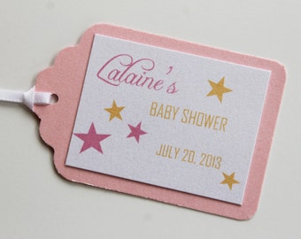 Twinkle Twinkle Little Star Baby Shower Favor Tags