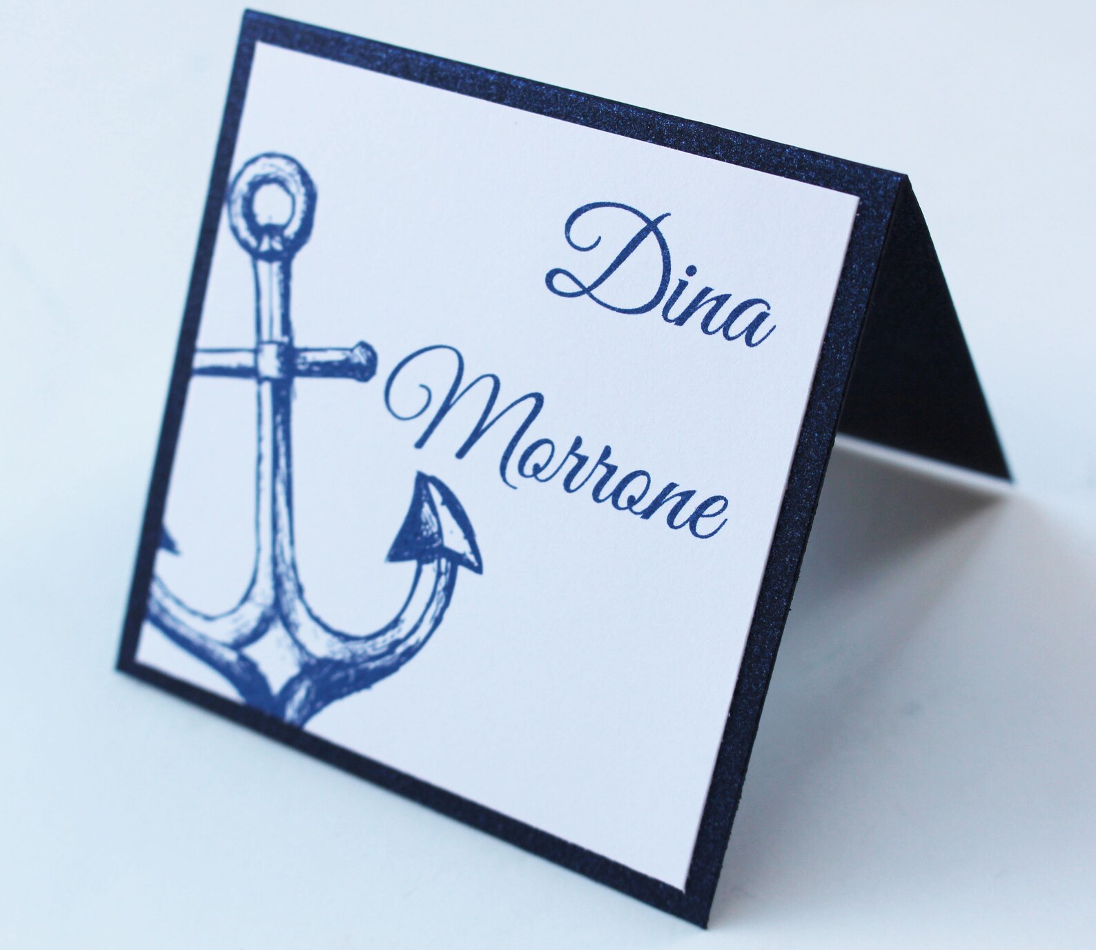 Nautical Anchor Place Cards Etsy
