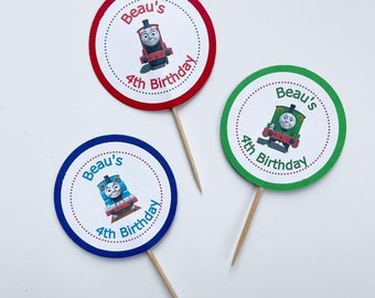 Thomas and Friends Cupcake Toppers