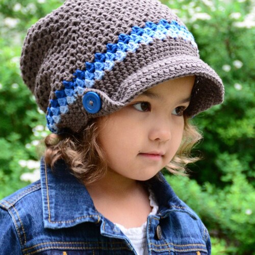 newsboy slouchy hat crochet pattern